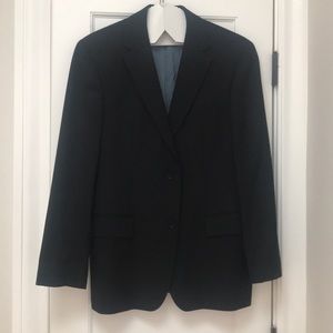 Hugo Boss black wool blazer jacket 40S